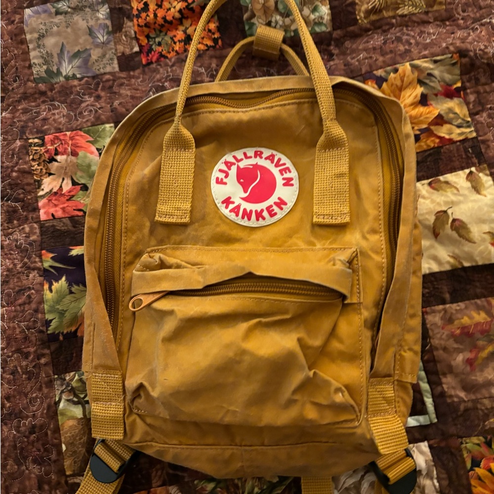 fjallraven backpack mini - ochre